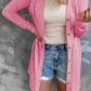 Button Up Long Sleeve Cover Up
