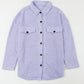 S&T Full Size Plush Button Down Collared Jacket