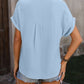 Textured Pocketed Button Up Shirt