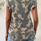 Printed Round Neck Short Sleeve T-Shirt