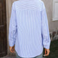 Striped Button Up Long Sleeve Shirt
