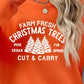 Christmas Themed Round Neck Graphic Long Sleeve Sweatshirt