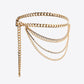 Jessica Anne Beauty Rhinestone Decor Metal Chain Belt