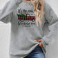 CHRISTMAS THEMED Graphic Round Neck Long Sleeve Sweatshirt