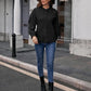 Frill Button Up Flounce Sleeve Blouse