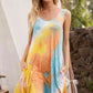 Tie-Dye Sleeveless Dress with Pockets
