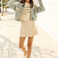 Simply Love Full Size COUNTDOWNS CHAMPAGNE RESOLUTIONS & CHEER Round Neck T-shirt