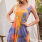 Tie-Dye Sleeveless Dress with Pockets