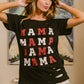 BiBi MAMA Graphic Distressed Short Sleeve T-Shirt - Brand BiBi