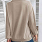 Half Zip Sweatshirt with Pocket