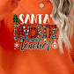 Christmas Themed Letter Graphic Sweatshirt