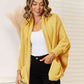 Open Front  Cardigan with Pockets