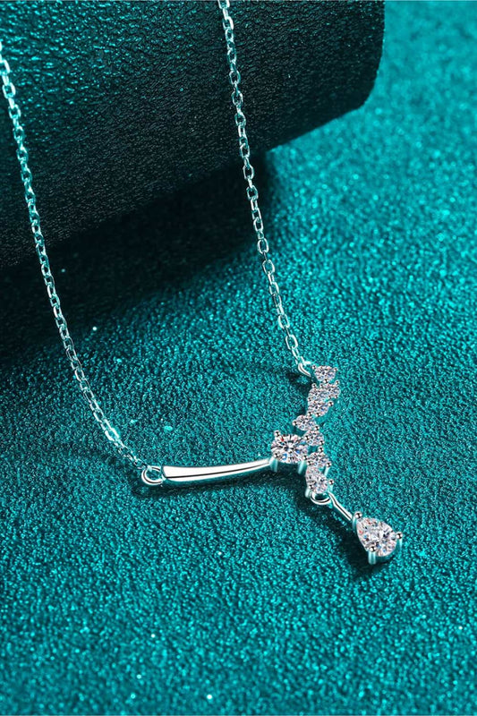 1 Carat Moissanite 925 Sterling Silver Necklace 💜