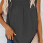 ROSE&THORN Full Size Smocked Tie Back Frill Trim Tank