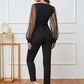 Plunge Long Sleeve Jumpsuit