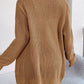 SocialBee Open Front Long Sleeve Cardigan with Pockets