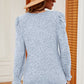 Square Neck Flounce Sleeve T-Shirt
