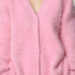 Button Up Dropped Shoulder Cardigan