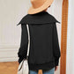 Full Size Half-Zip Collared Sweatshirt