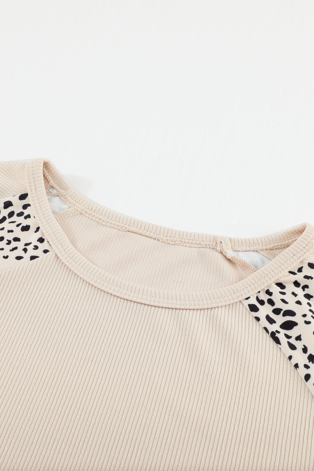 Women's Leopard Raglan Sleeve Top