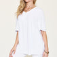 Basic Bae Full Size V-Neck Drop Shoulder Short Sleeve T-Shirt and Shorts Set