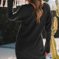 Women's Candida V-Neck Long Sleeve Mini Sweater Dress