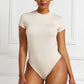 Round Neck Short Sleeve Bodysuit