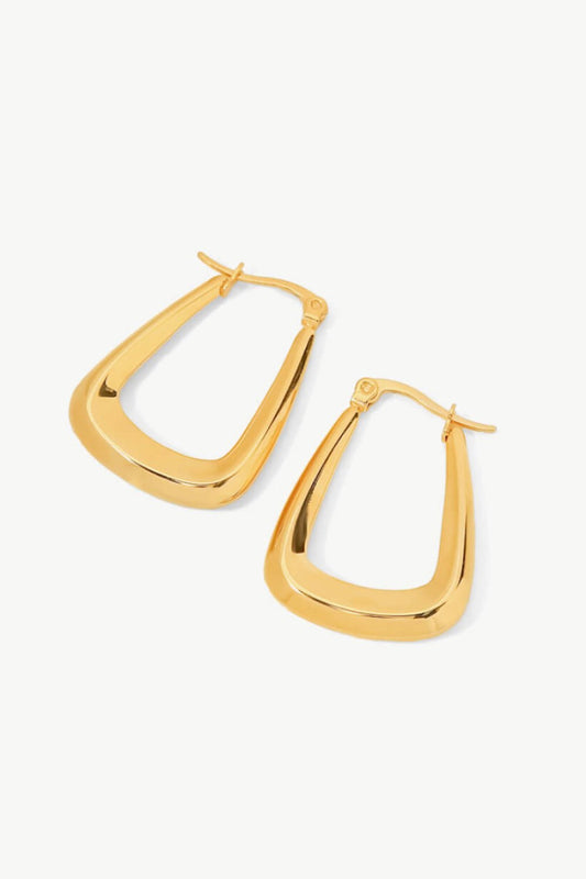 18K Gold-Plated Women's Geometric Earrings