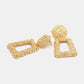 Geometrical Shape Zinc Alloy Dangle Earrings