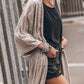 Sequin Open Front Duster Cardigan