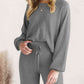 Long Sleeve Lounge Top and Drawstring Pants Set