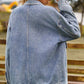 Outer Adventure Full Size Dropped Shoulder Denim Jacket with Pockets
