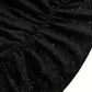 Women's Lucetta Glitter Ruched Cowl Neck Wrap Dress