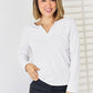 Notched Long Sleeve T-Shirt