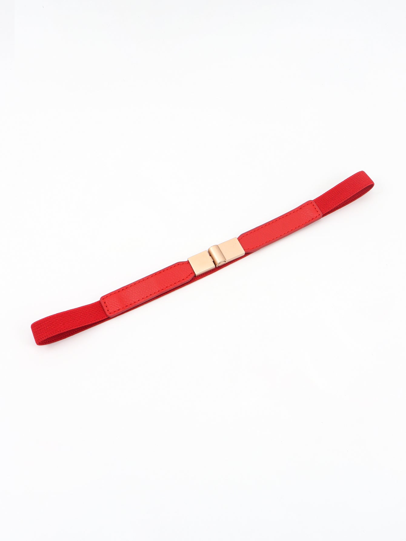 Women's PU Elastic Skinny Belt