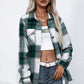 Plaid Button Up Flannel Shirt