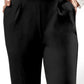 High Waist Straight Pants with Pockets