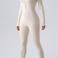 Half Zip Mock Neck Active Jumpsuit