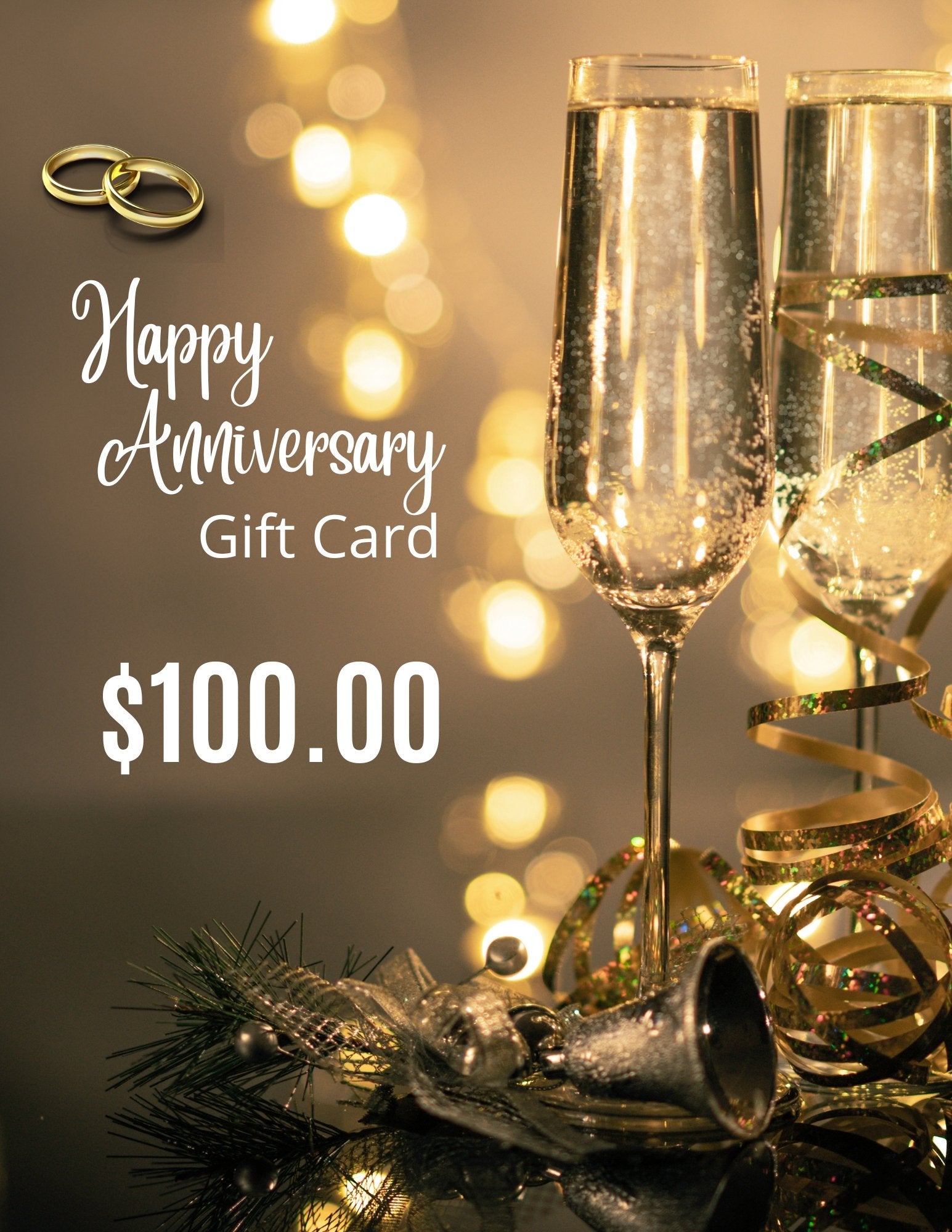 Anniversary Gift Card  *