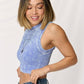 Zenana Washed Ribbed Round Neck Tank - Brand Zenana