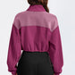 ShaysCoatsnMore Contrast Drawstring Zip Up Jacket