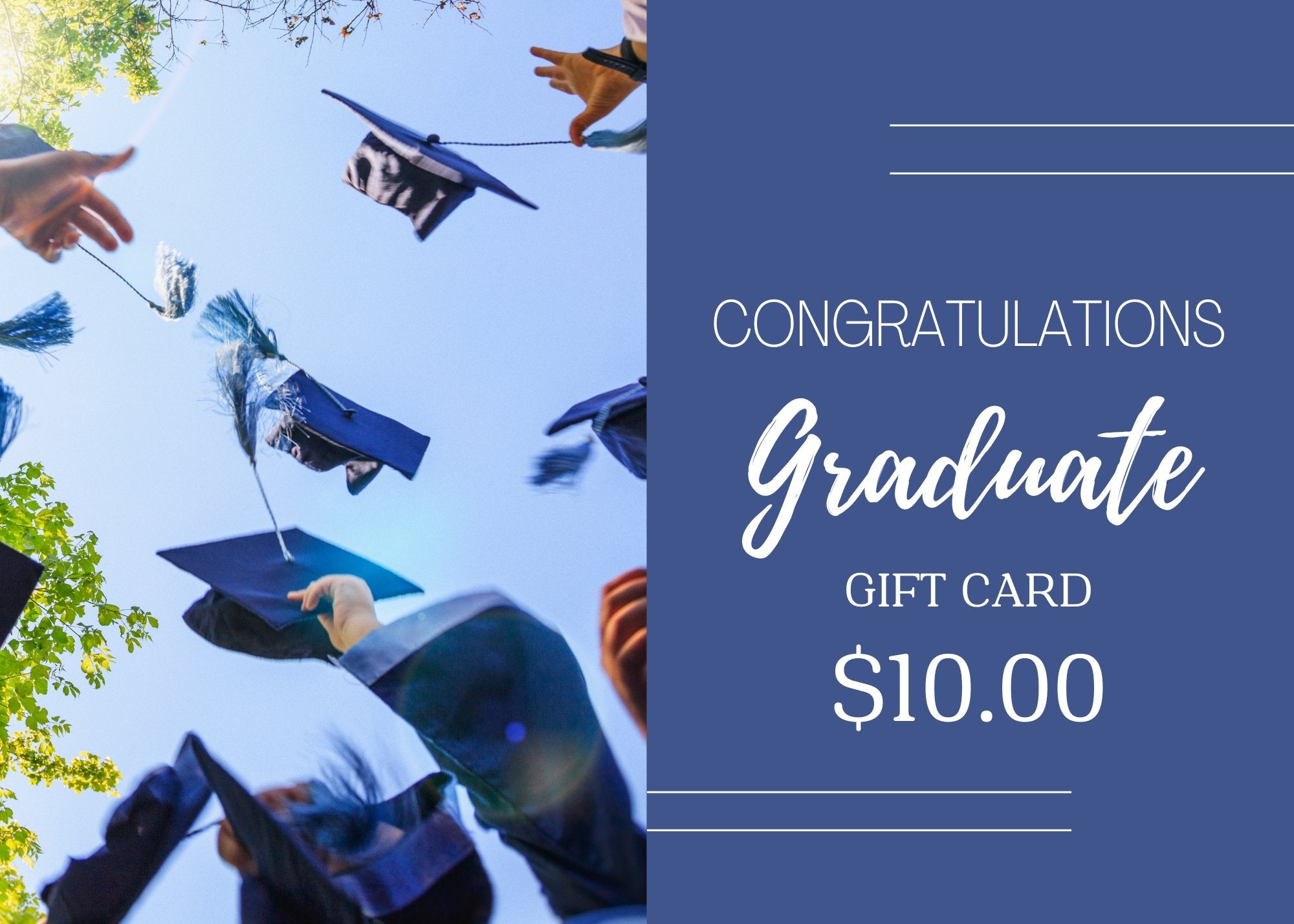 Graduation Gift Card  *