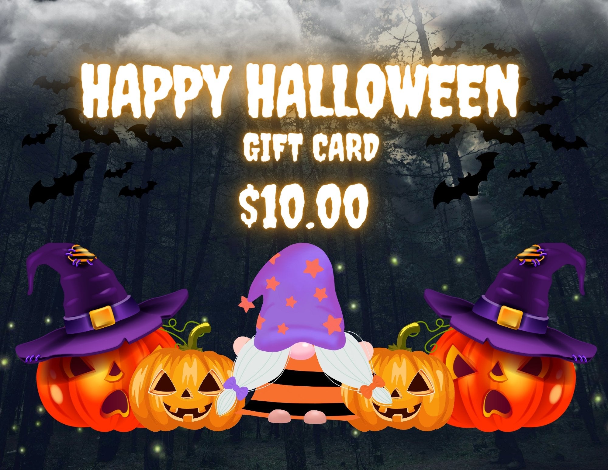 Halloween Gift Card  *