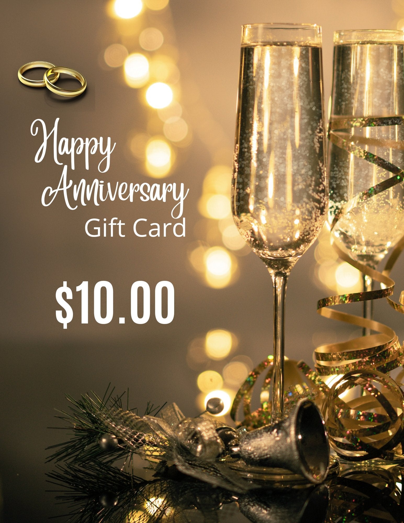 Anniversary Gift Card  *