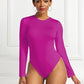Women's Ava Round Neck Long Sleeve Bodysuit