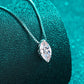 1 Carat Moissanite 925 Sterling Silver Necklace 💜