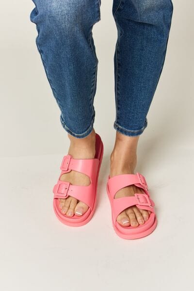 Legend Double Buckle Open Toe Sandals *
