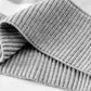 Full Size Striped Collared Neck Slit Sweater