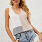 SoBeautiful Color Block Knit Tank