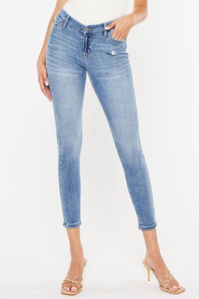 Kancan High Waist Cat's Whiskers Skinny Jeans *